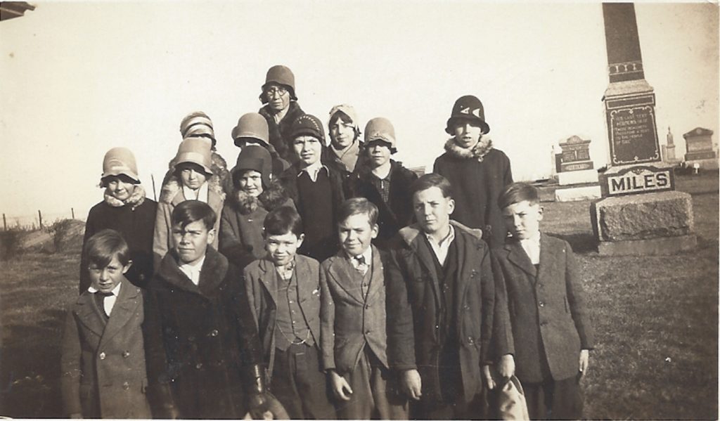 Bethel Welsh Church Sunday School students in the 1920s, Welsh Heritage Project, Wymore Nebraska